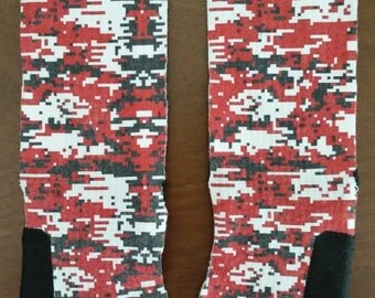camo nike elite socks