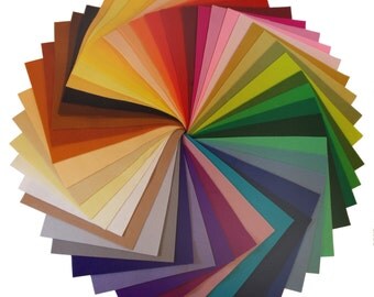 100% Wool Craft Felt - FIVE 8" x12" sheets