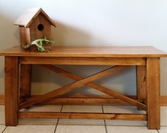 Rustic entryway bench, Rustic wood benches, Entryway Bench, Wooden Bench, Farmhouse Bench, Entry Bench