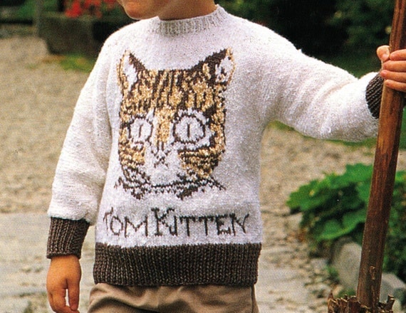 ToM THe KiTTEN FRoM PeTer RaBbit WiNter JuMper Or SWEaTer