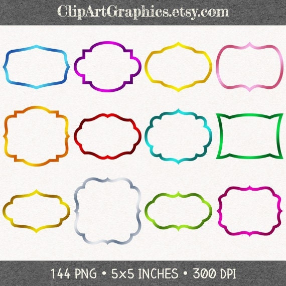 clipart shapes frames - photo #36