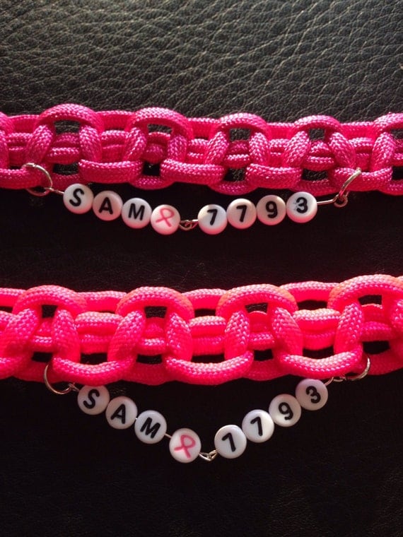 Custom CORD FOR A CURE Bracelet!! All hand made!