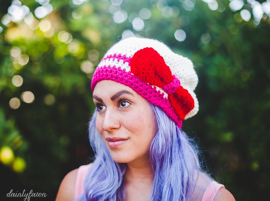 Sailor Chibi Moon Crochet Hat