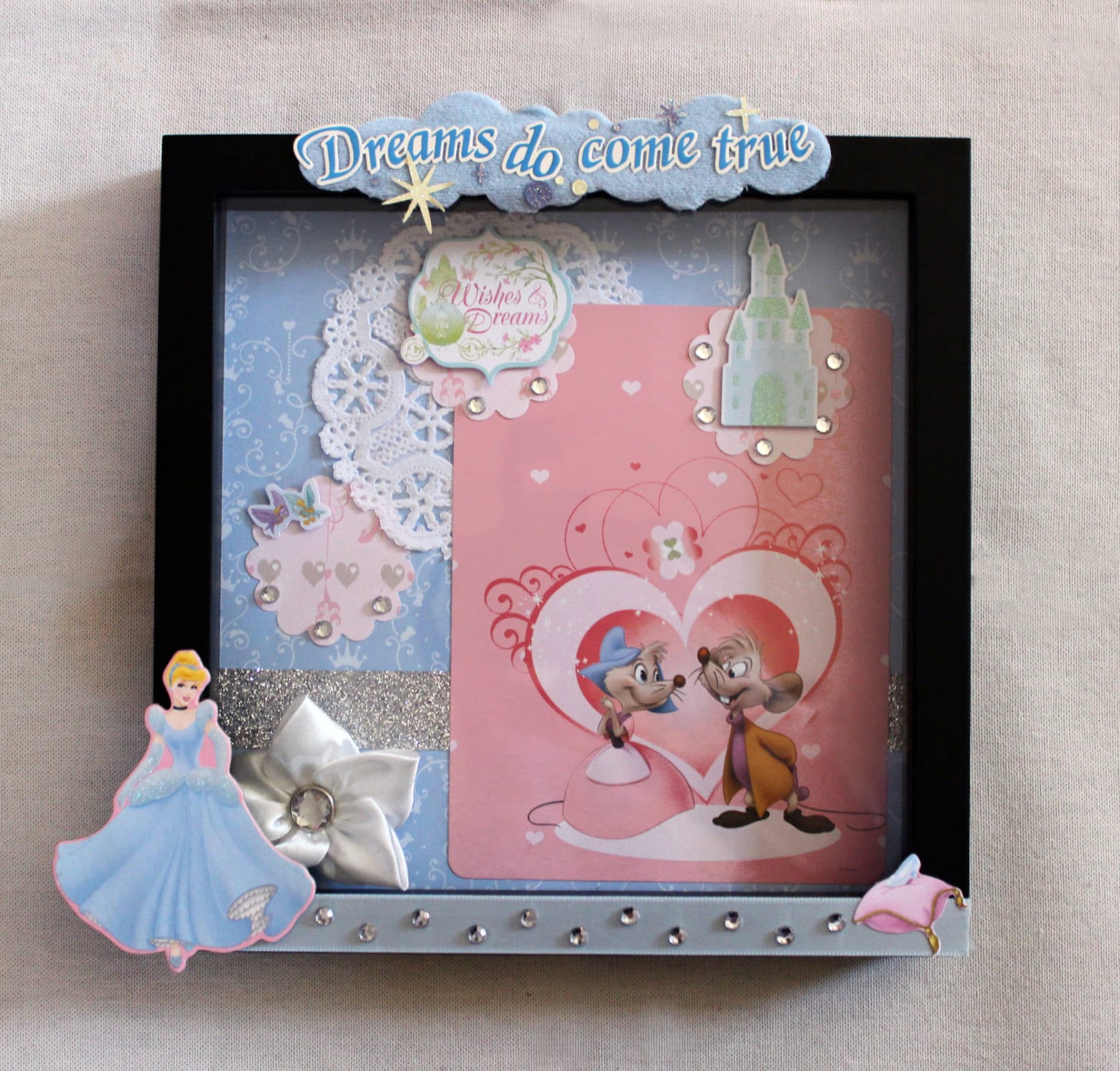 Disney Cinderella Shadow Box for Nursery or Girl's Room