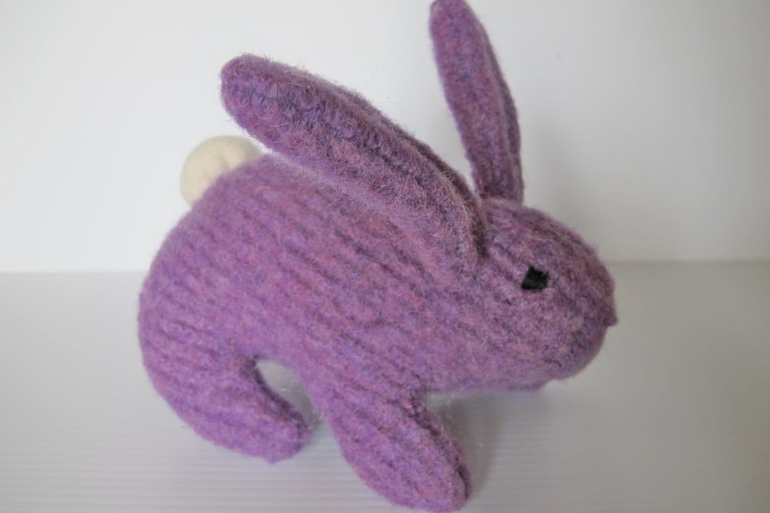 purple stuffed bunny