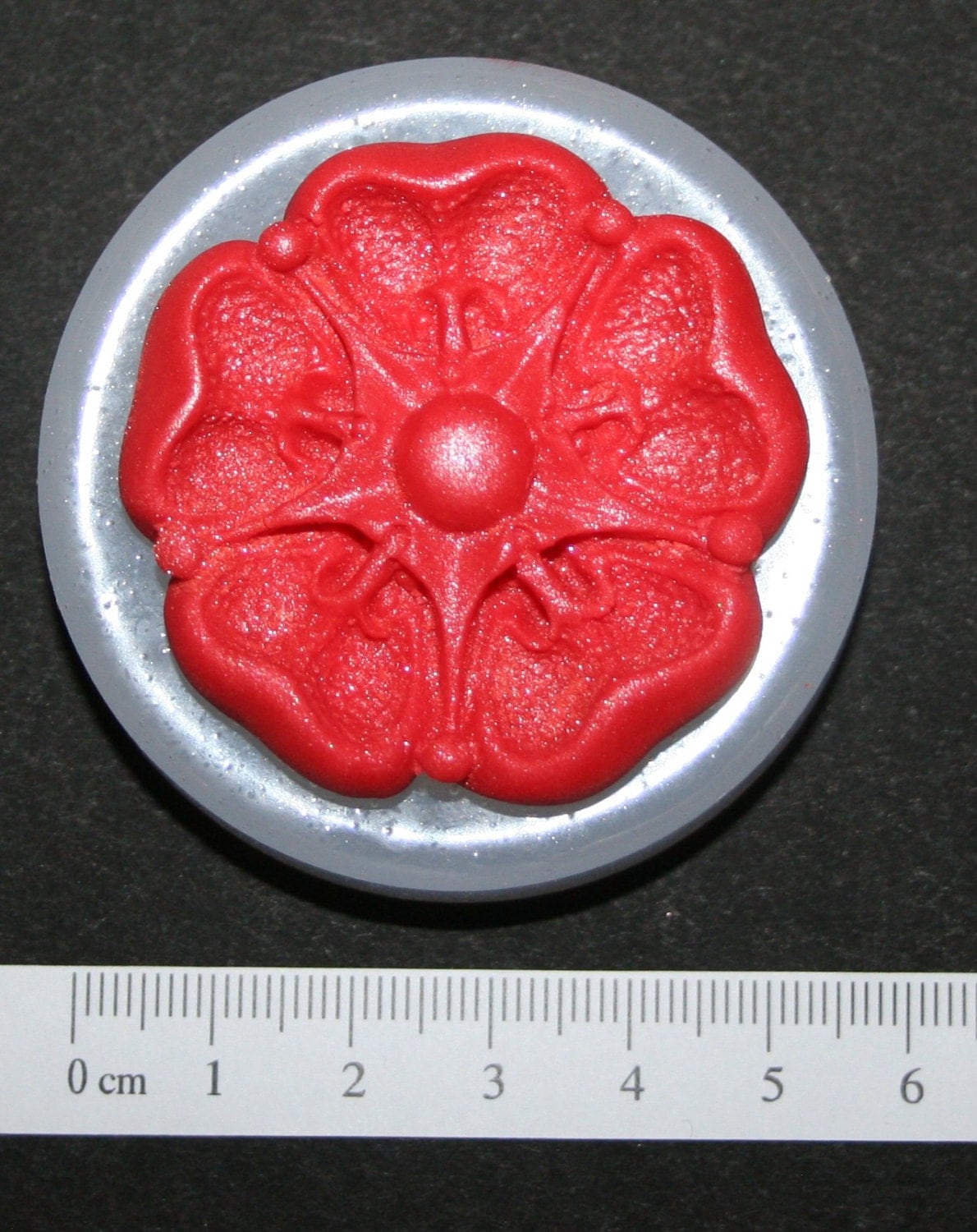 Tudor Rose Mould. 6cm Food & Heat Safe by MasterpieceMoulds