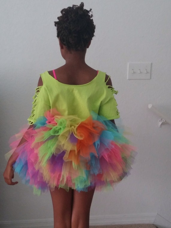 Children's Tutu Handmade Birthday Glow In The Dark Tutu