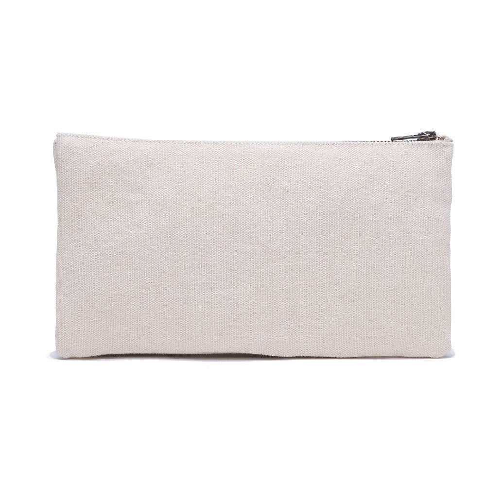 Download Cream Canvas Cosmetic Bag White Canvas Toiletry Bag Canvas