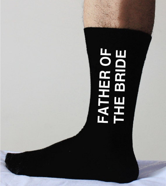 Father Of The Bride Socks Wedding Fatherwedding Father Of