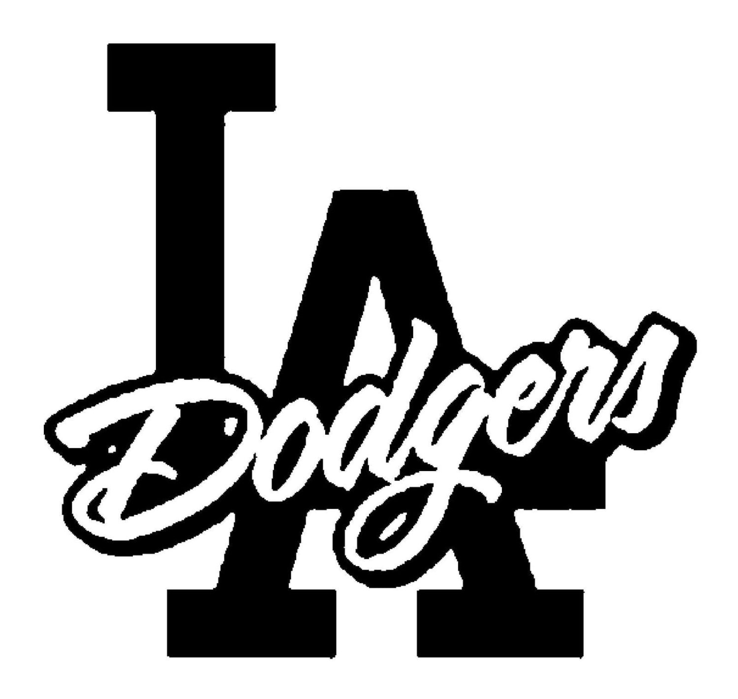 Los Angles Dodgers decal free shipping