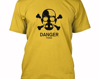 Heisenberg Toxic Danger T-shirt Breaking Bad fan funny Tee Shirts S-3XL