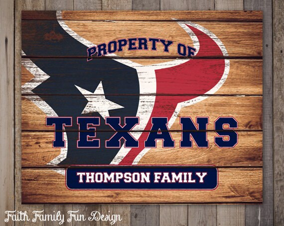 Del equipo de nfl houston texans muestra por faithfamilyfundesign