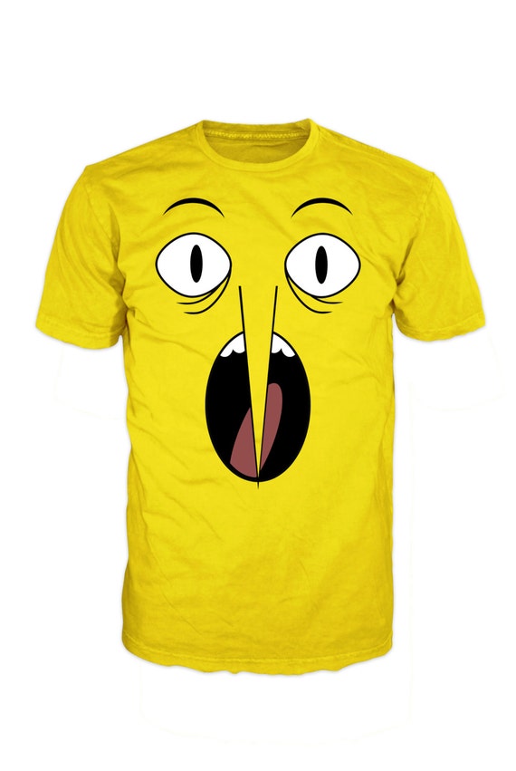 FOR FANS BY FANS:Adventure Time Lemongrab Denim Button Up