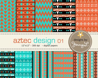 Popular items for aztec paper on Etsy