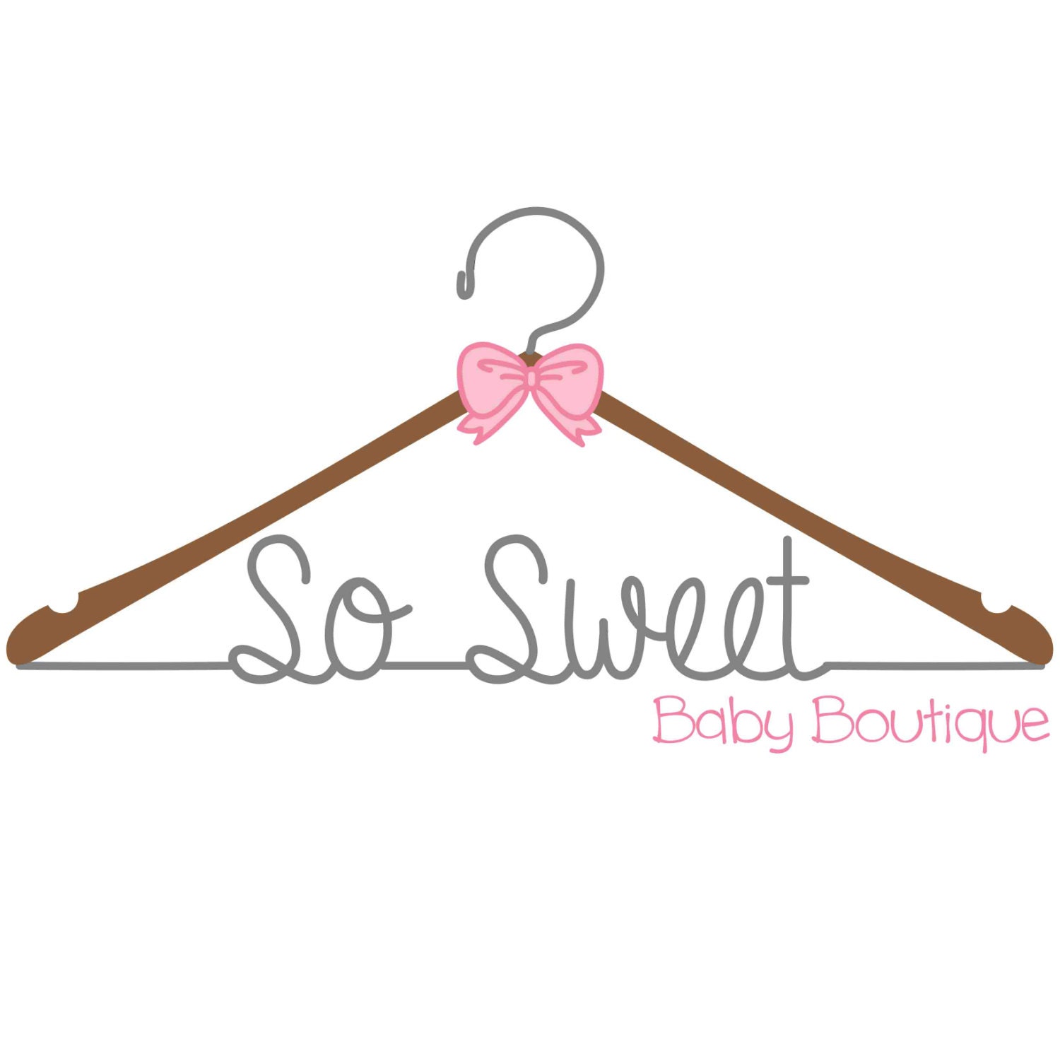 Premade Sewing Logo Design Watermark Baby Clothing Boutique premade-sewing-logo-design-watermark-baby-clothing-boutique