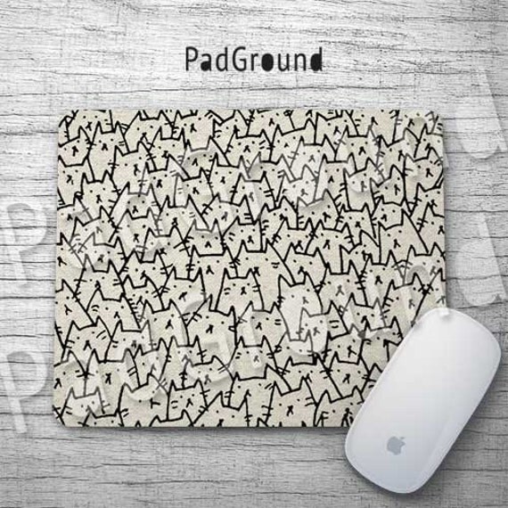 Because Cats Mouse Pad Cute Cats Pattern Computer