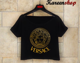 versace crop tshirt