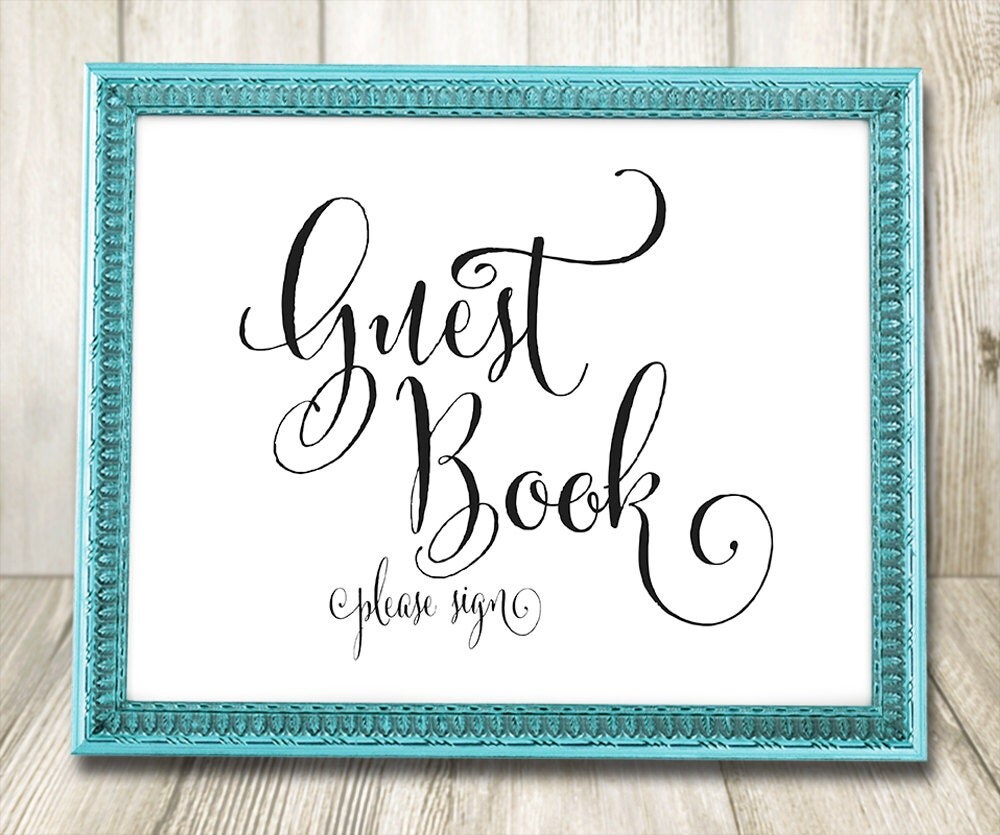 Obsessed image for printable guest book Unusual image for printable guest book