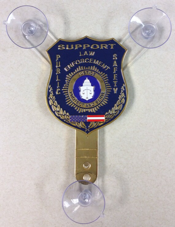 Items similar to Support Law Enforcement Police Car Vehicle Window