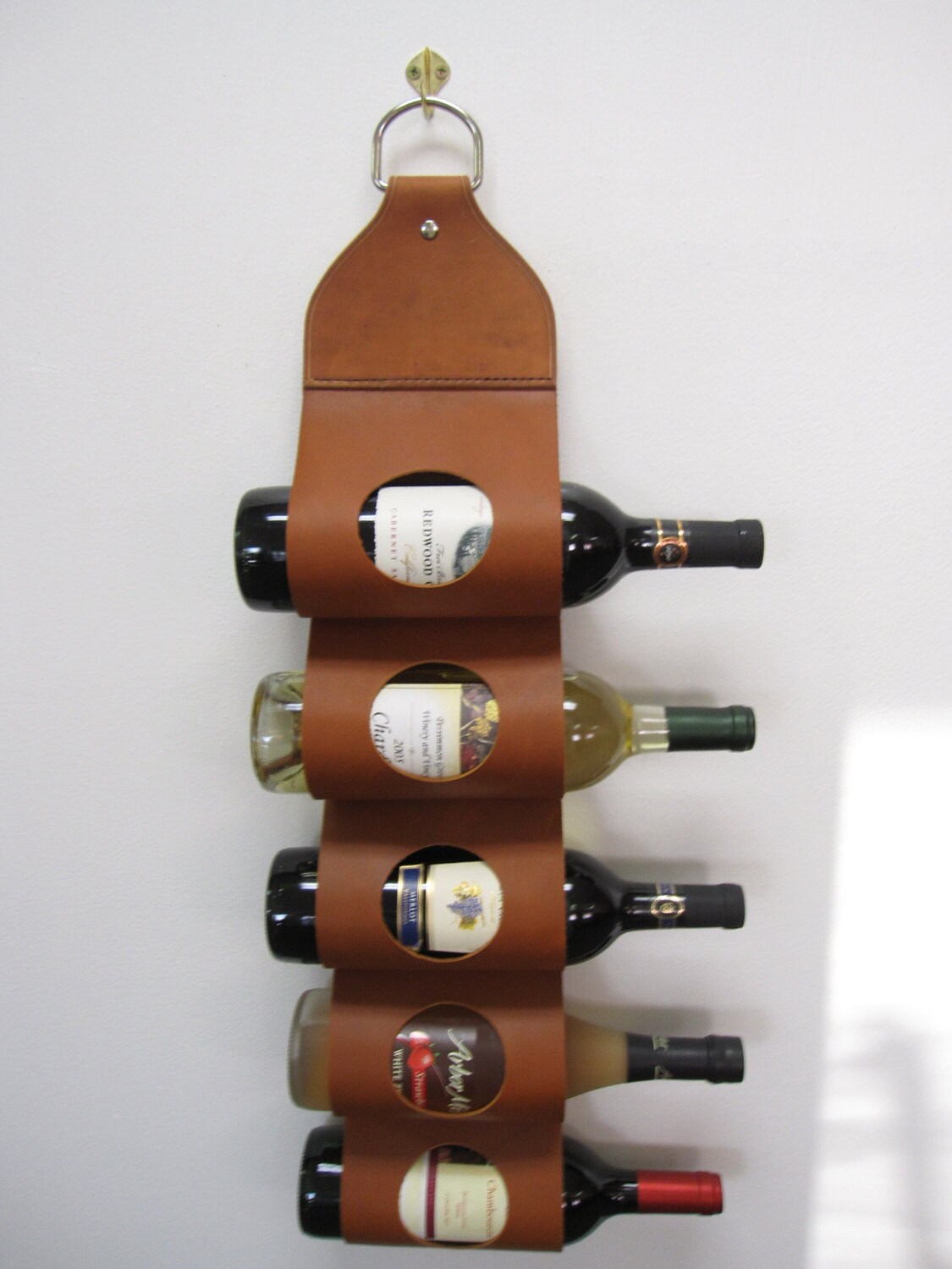 Leather Wine Rack