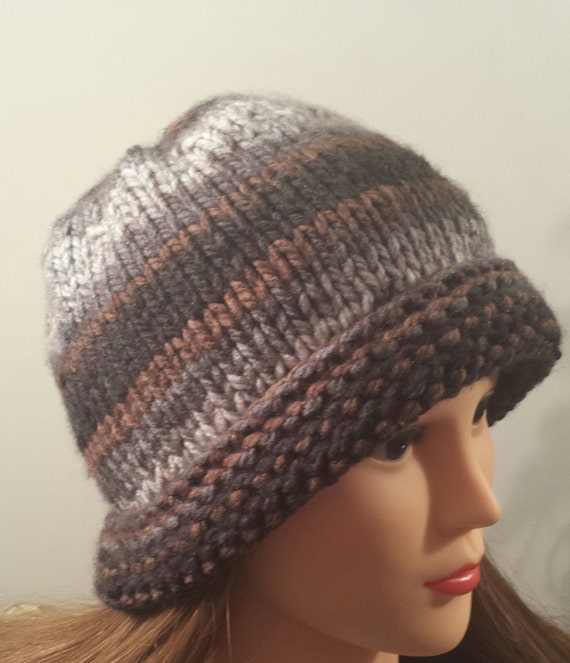 multicolored knit hat by TrendsNSeasons on Etsy