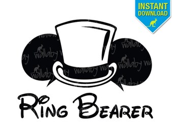 disney wedding ring bearer mickey ears printable iron on transfer or use as clip art - Disney Wedding Ring disney wedding ring bearer mickey ears printable iron on transfer or use as clip art - Disney Wedding Ring