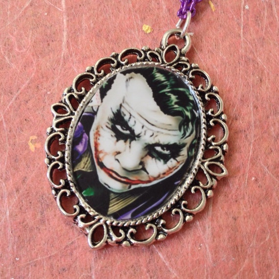 Items similar to Joker Vintage Pendant on Etsy