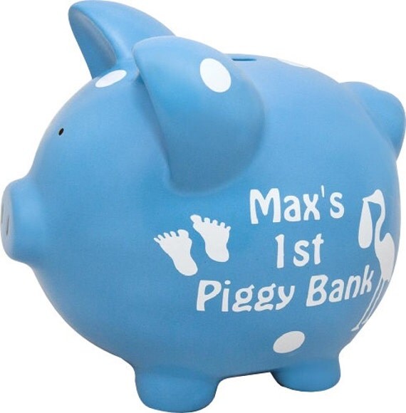 Baby's 1st Piggy Bank 8 Inch