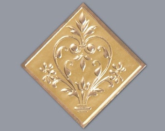 Flourish Gold Envelope Seals (Set of 25) Wedding Stickers