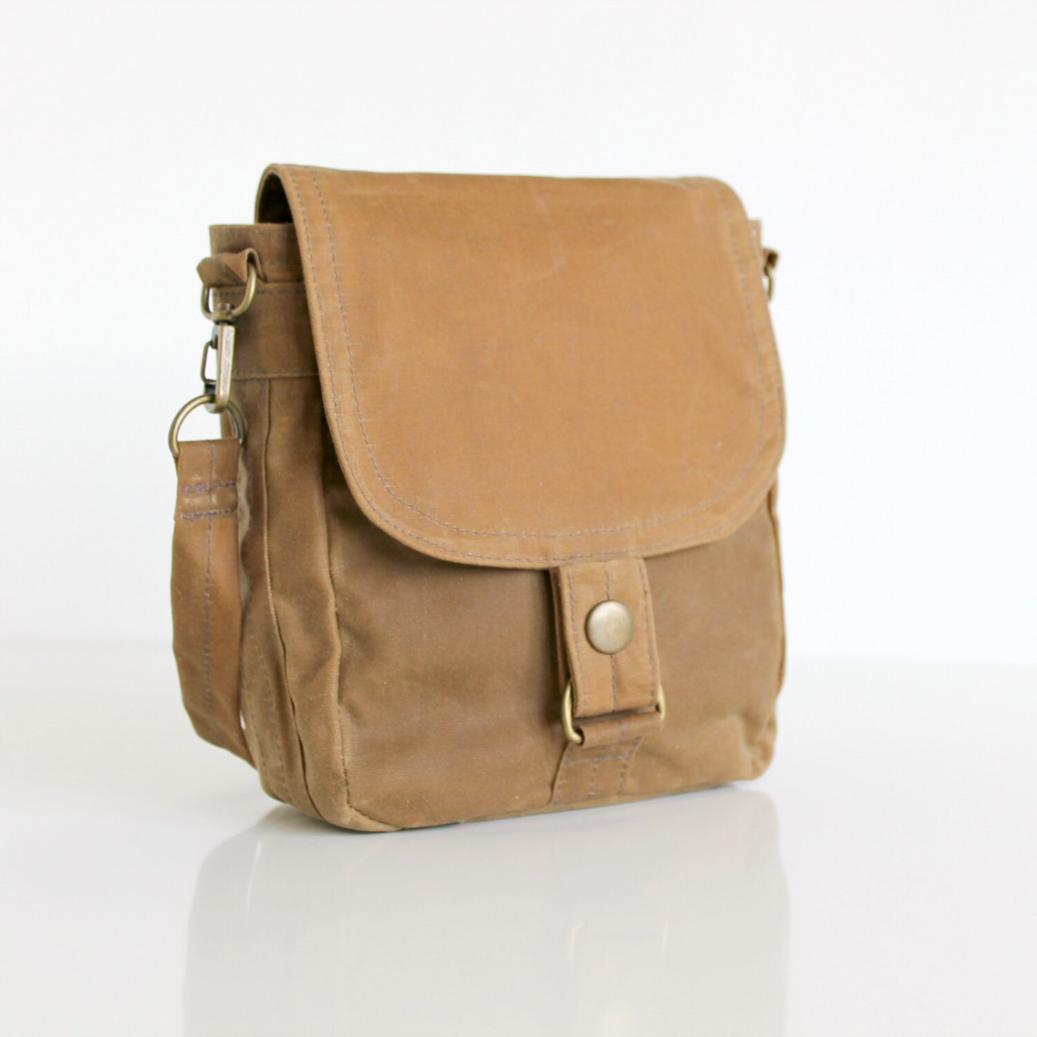 Waxed Canvas Bag Waxed Canvas Hip Bag Waxed Canvas Pouch