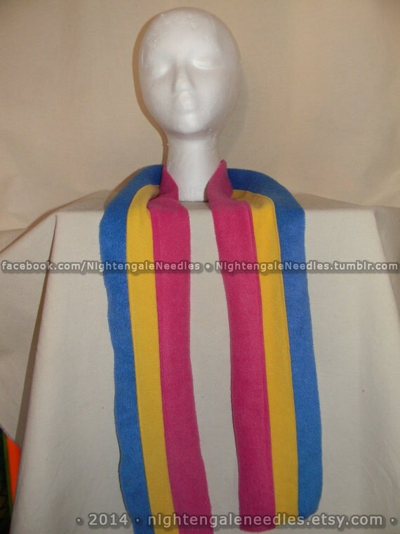 PANsexual PANromantic Pride Scarf by Nighte