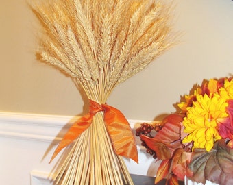 Wheat Sheaf Fall Decor- Thanksgiving Decoration- Thanksgiving Centerpiece Wheat Sheaves- Mantle Decoration- Fall Decoration