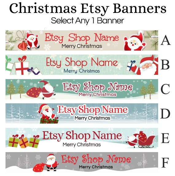 banner christmas etsy Shop Claus RhondaJai by Christmas Banners Banners Santa Etsy