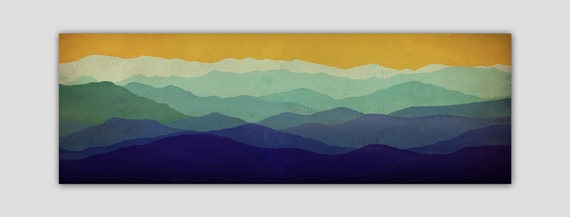 Mountain Memories Illustration Smoky / Green Mountains