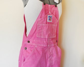 pink overall pants