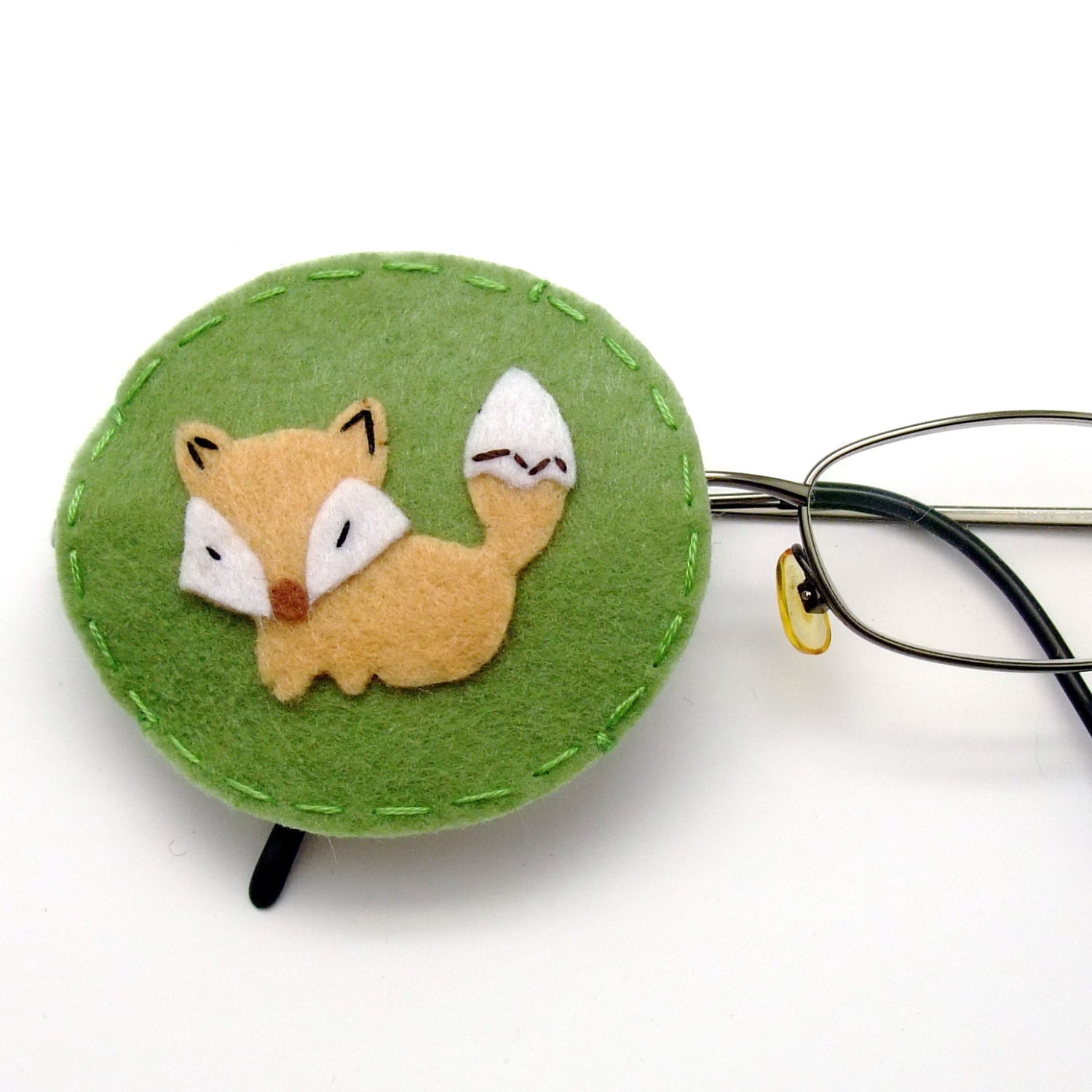 Handmade fun lazy eye patch felt eye patch fabric eye patch