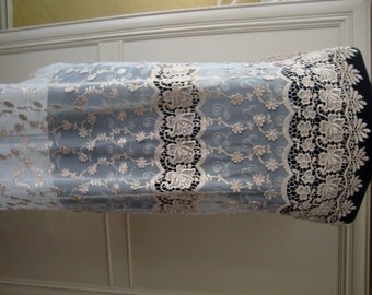 A Piece of Dentelle D'Or Venice Gold Lace Tulle Fabric Bridal Fabric Wedding Lace Wedding Dress Gown Metallic Lace Embroidery 127