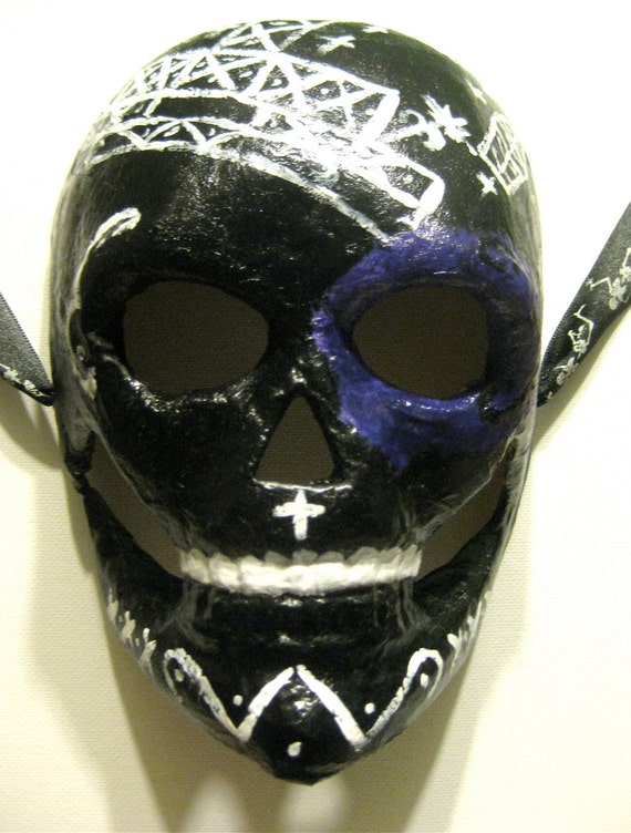 Baron Samedi Skull Mask by HecatesCrossroads on Etsy