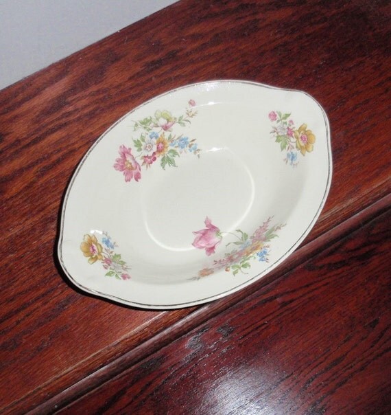 TAYLOR SMITH CHINA Oval Serving Bowl Vegetable Usa Tst Pattern