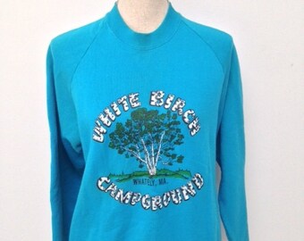 Vintage White Birch Camp Sweatshirt