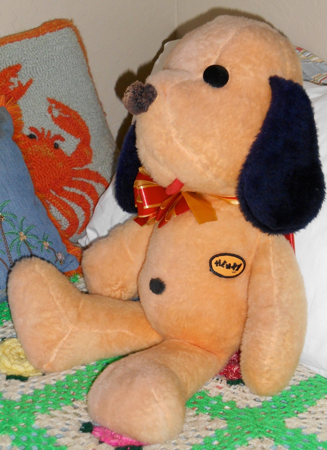 vintage henry stuffed dog