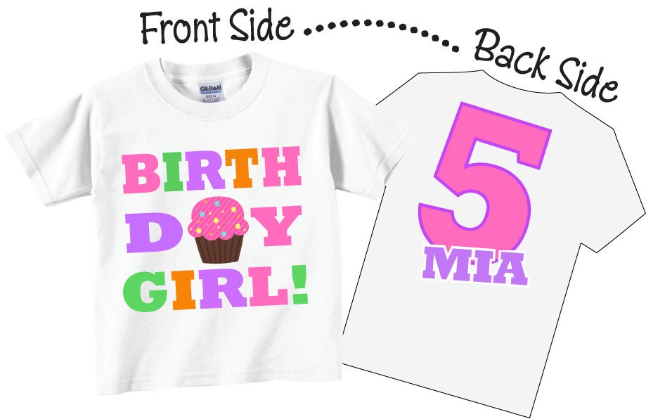 5th Birthday Girl Shirts and Tshirts with Cute by TheCuteTee