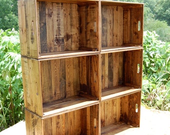 Wooden Crate/ Wall Unit/ Bookcase/ Storage/ Extra Large Crate