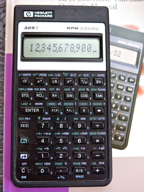 hewlitt packard 32s rpn scientific calculator