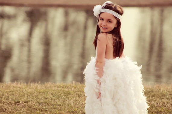 great gatsby flower girl dresses