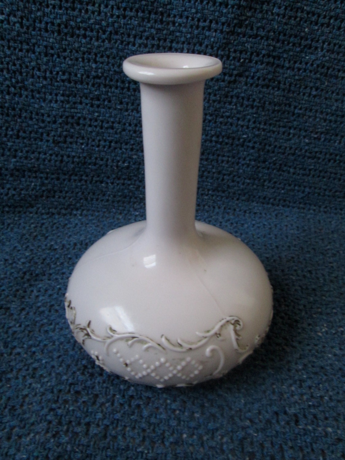 antique victorian pink milk glass decanter vase antique victorian pink milk glass decanter vase
