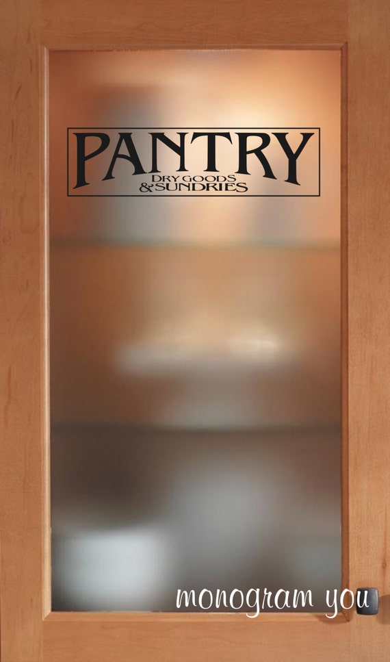  Pantry Vinyl Wall Decal 