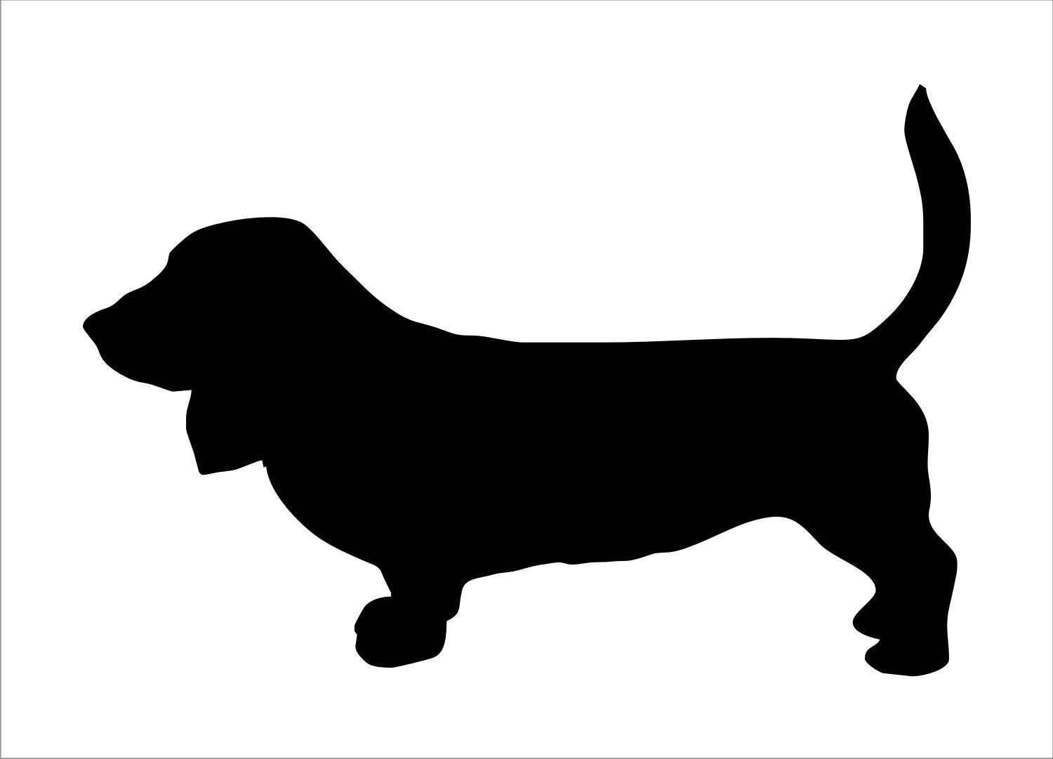 basset-hound-dog-reusable-stencil-5-sizes-available