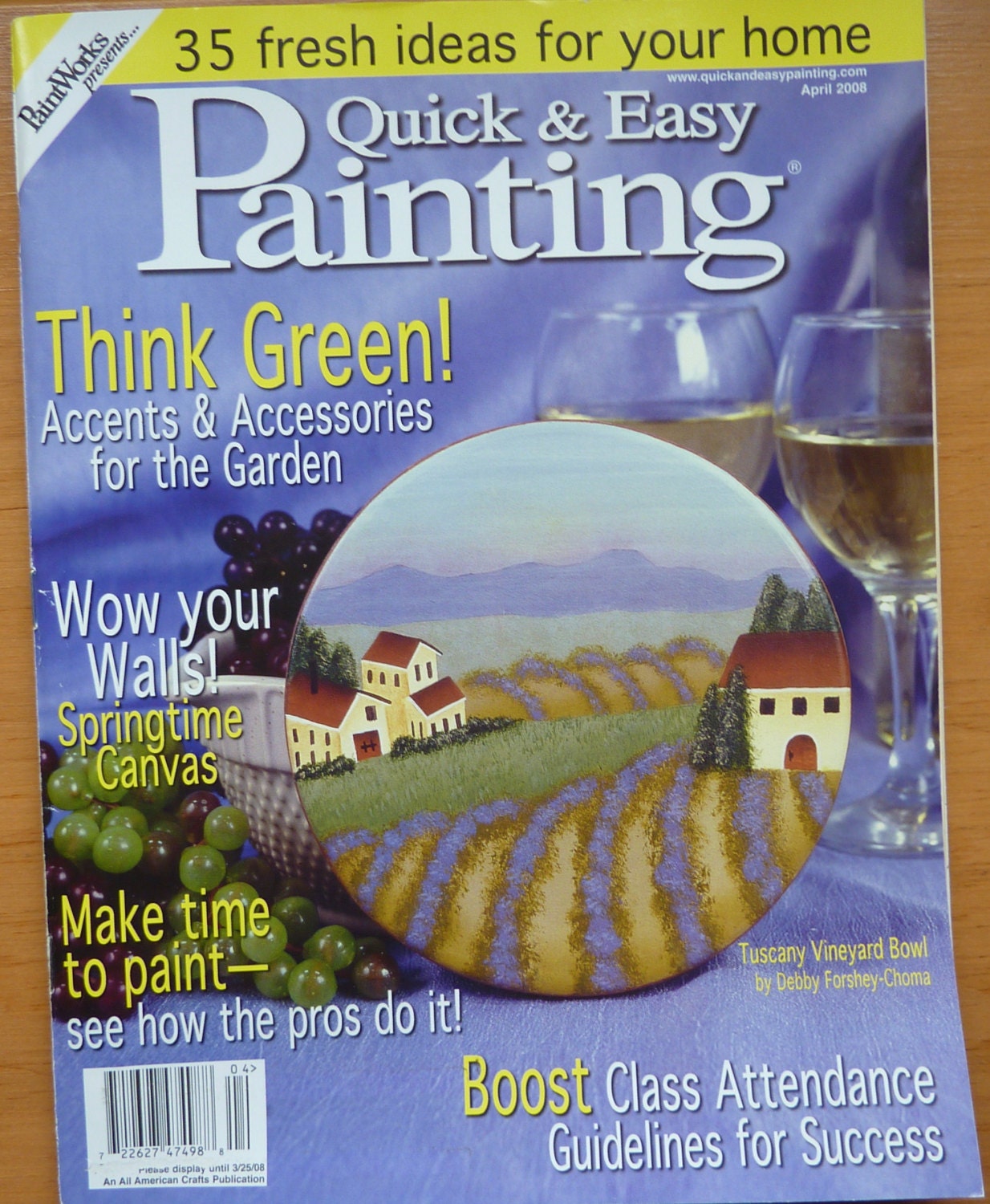 PaintWorks Quick & Easy Painting Magazine / April 2008