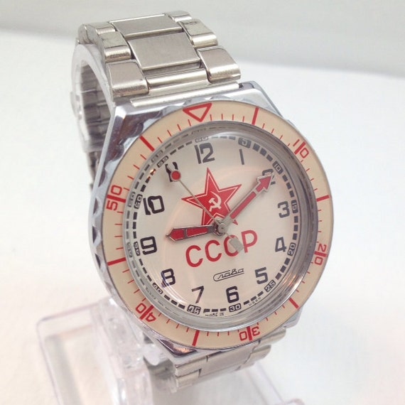 Vintage CRABA (Slava) Soviet CCCP USSR Military Watch ca.1980's